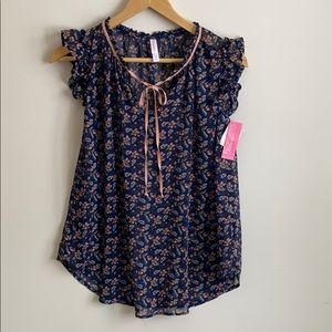 Xhilaration Floral Spring Blouse
